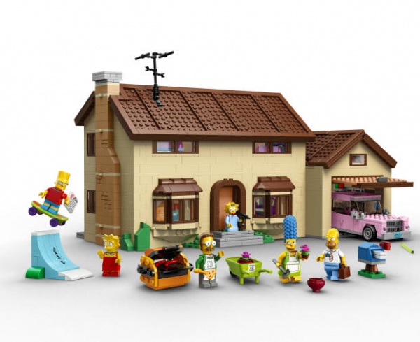 乐高将推出"辛普森一家"房子套装积木玩具