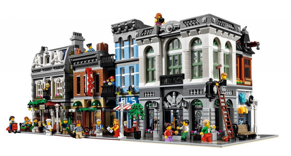 lego乐高街景系列推《砖块银行》新品