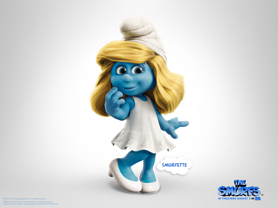 蓝精灵the smurfs桌面壁纸(高清组图)