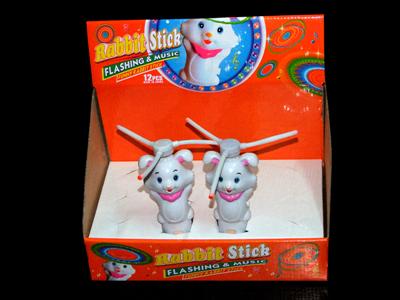 玩具小白兔风车带音乐三灯
