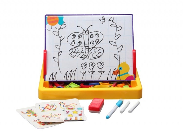 华美【第一教室】益智创意学习箱 儿童益智早教玩具 学前画板