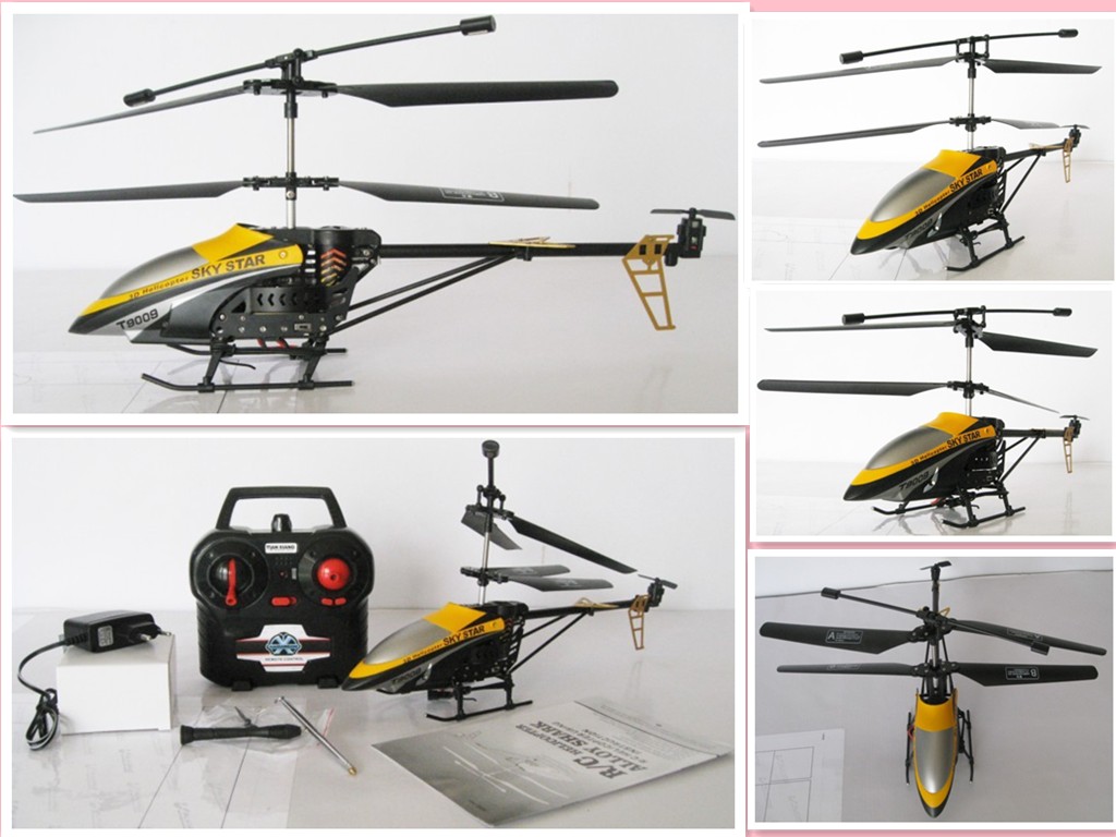 金属版3.5通无线遥控飞机(陀螺仪） 遥控直升机 玩具飞机