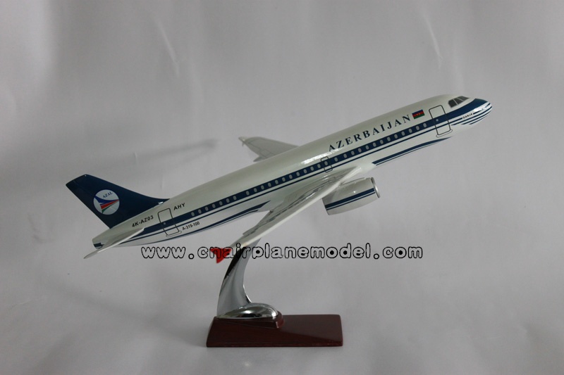 A319阿塞拜疆航空模型飞机