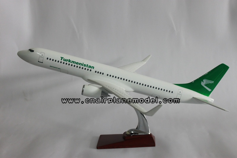 模型飞机B737-800土库曼斯坦航空模型