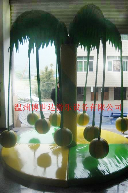 电动淘气堡椰子树
