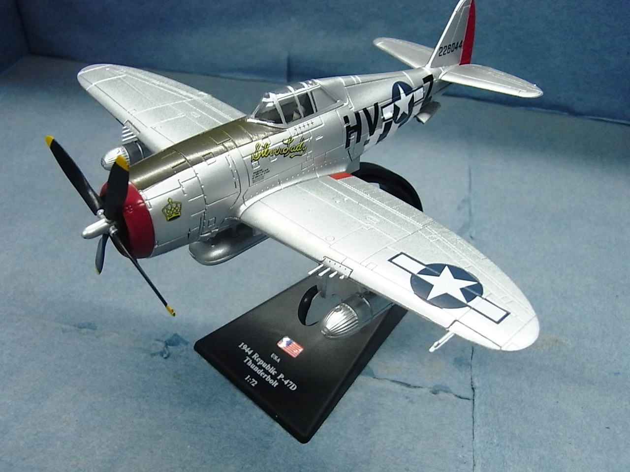 美国P-47D 军事飞机模型