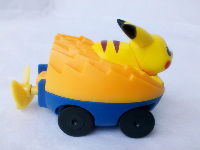 两栖回力车 牙箱回力车 比卡超造型水陆玩具车 塑胶玩具