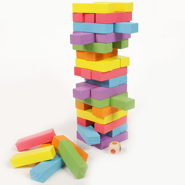 丹妮玩具-彩色叠叠高【亲子儿童玩具】-DIY玩具