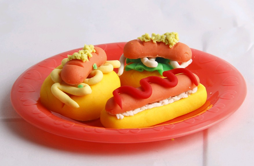 创意岛 超级汉堡王国彩泥 仿真玩具