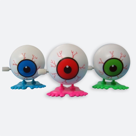 上链跳跳眼球3款 厂家直销 7291发条多款眼球儿童玩具