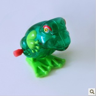 上链跳跳青蛙 厂家直销 7316 发条跳跳动物新奇儿童玩具