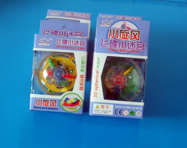 迷宫智力球 厂家直销 小旋风智力迷宫(74关)3D玩具益智球