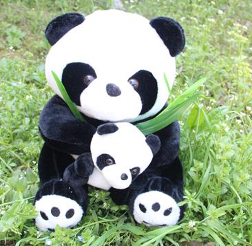 信豫仿真竹叶熊猫