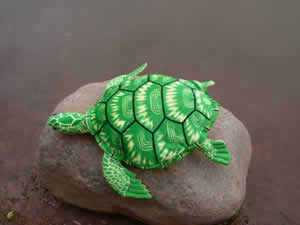海乐园毛绒玩具绿色海龟 印花短毛绒玩具