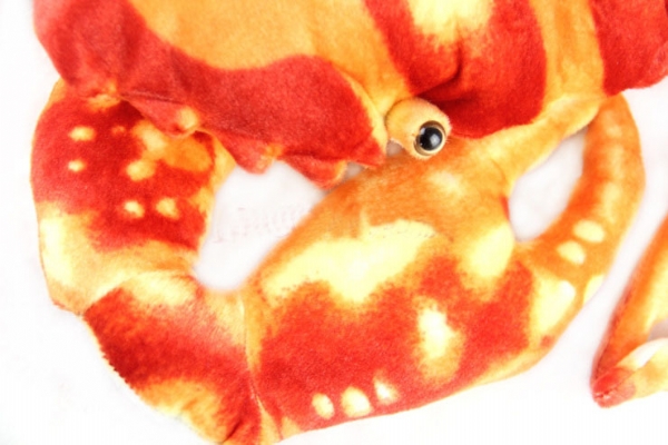 海乐园海洋毛绒玩具 经典螃蟹毛绒玩具