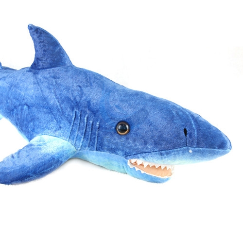毛绒玩具鲨鱼 鲨鱼公仔 海洋毛绒玩具 海洋公仔