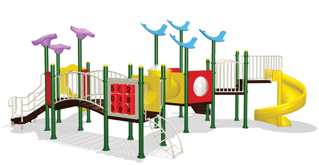 供应幼儿园各种大型玩具组合体滑梯