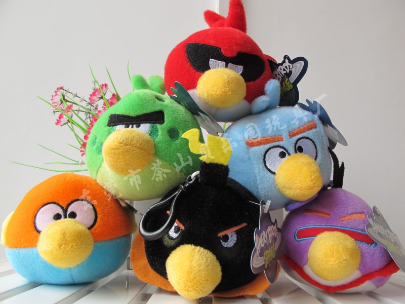 高档Angry Birds Spac愤怒的小鸟太空版公仔全套
