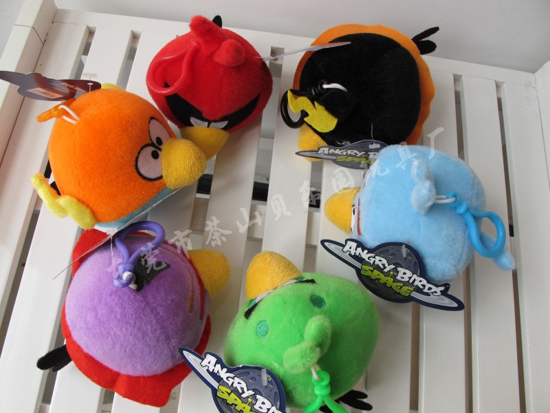 高档Angry Birds Spac愤怒的小鸟太空版公仔全套
