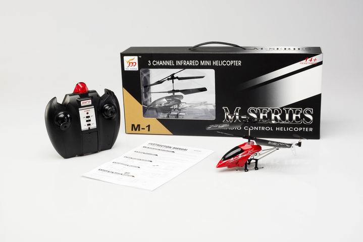美翔模型3通道小型金属遥控飞机，遥控航空模型，M-1