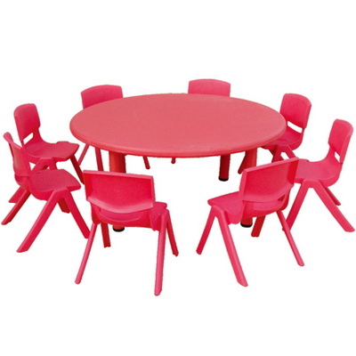 幼儿园塑料桌椅 幼儿六人桌椅