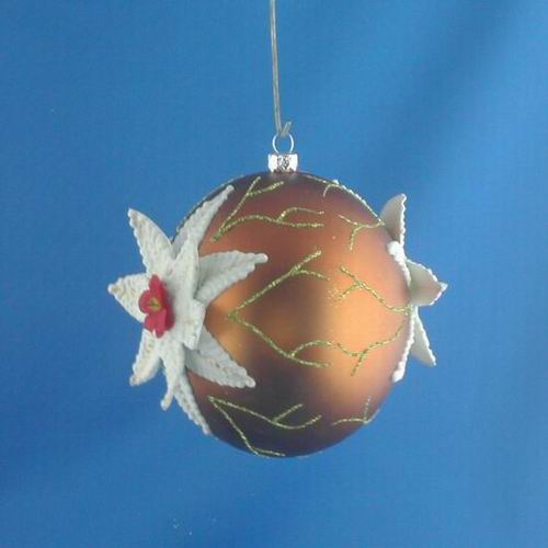 供应圣诞塑胶玻璃电镀彩绘圆球吊饰