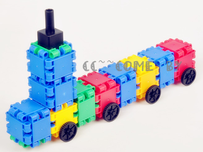 嘟嘟赛车 塑料拼插积木 益智玩具 积木玩具 拼砌积木