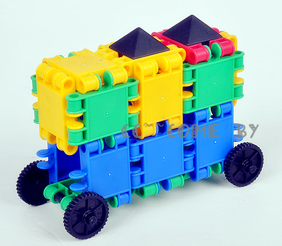 嘟嘟赛车 塑料拼插积木 益智玩具 积木玩具 拼砌积木
