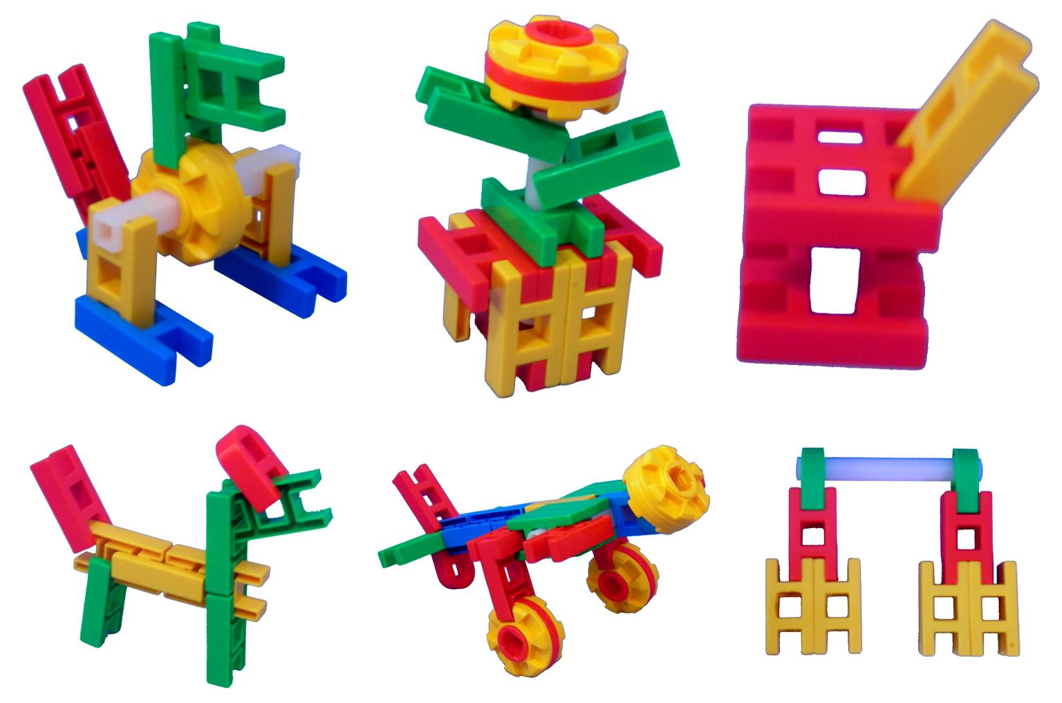 新奇旺 塑料拼插积木 幼儿园教具益智玩具 拼砌积木