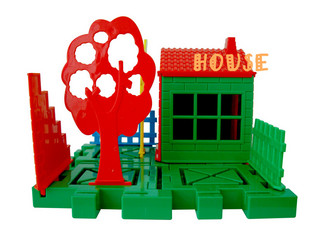 天使家园 塑料拼插积木 幼儿园教具益智玩具 玩具积木