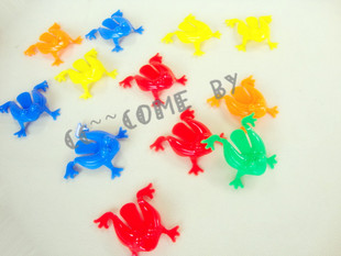小青蛙 弹跳蛙 塑料拼插积木 益智玩具 积木玩具 教学用品