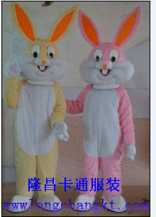 定制人偶服装/玩偶服装兔子