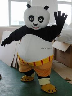 订制深圳卡通人偶服装，毛绒玩偶道具服装，功夫熊猫