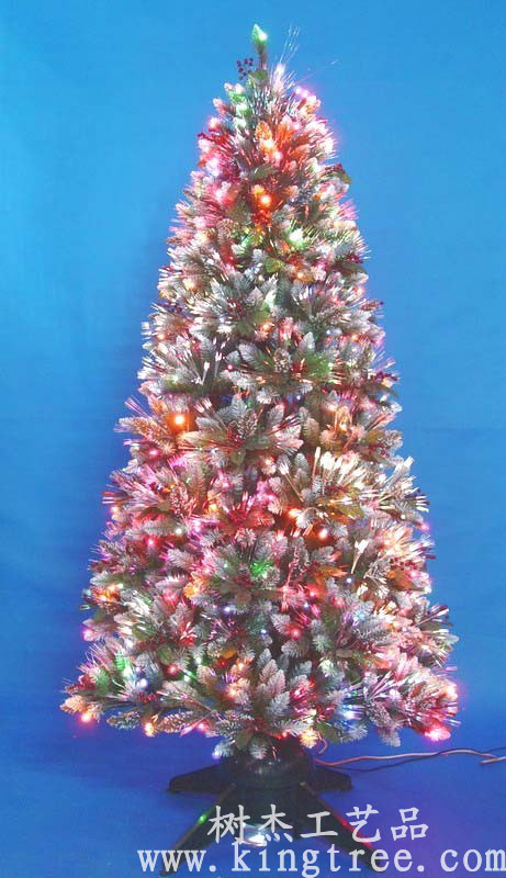 彩色圣诞树定做，蓝色大型圣诞树，户外大型圣诞树