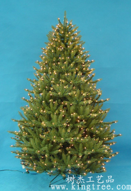 PVC圣诞树，混合叶松针圣诞树