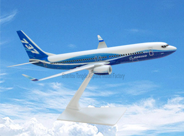供应仿真塑料模型飞机B737-800（原型机）