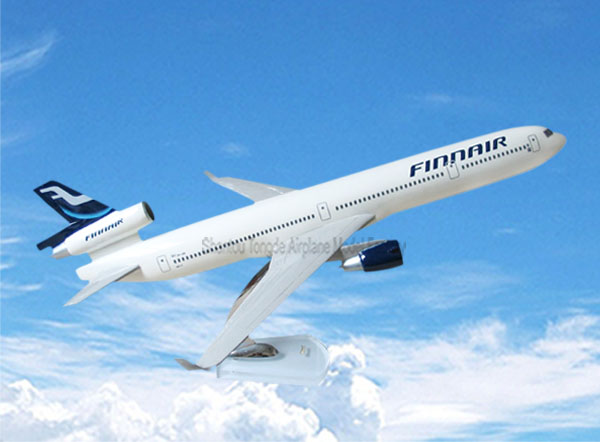 供应仿真树脂飞机模型MD-11 芬兰航空