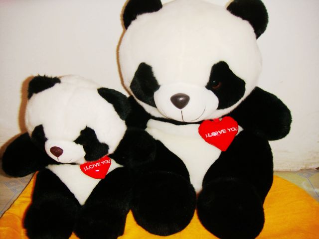 可爱熊猫玩具