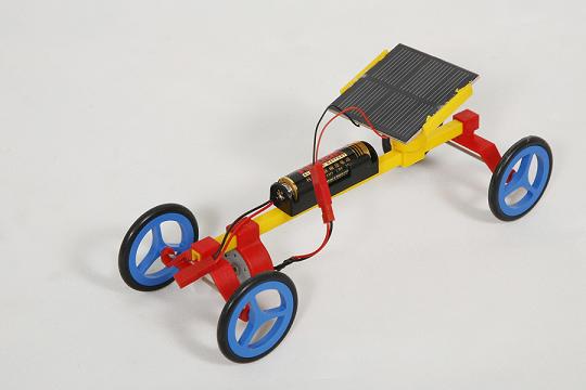 儿童益智玩具太阳能小车DIY小实验 拼装教具定制DIY玩具