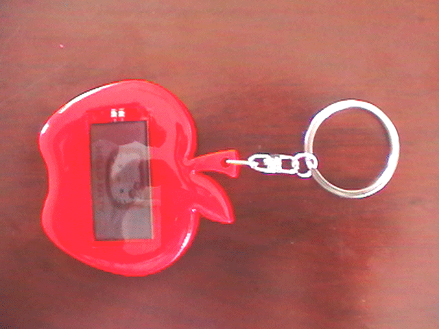 太阳能红苹果钥匙扣