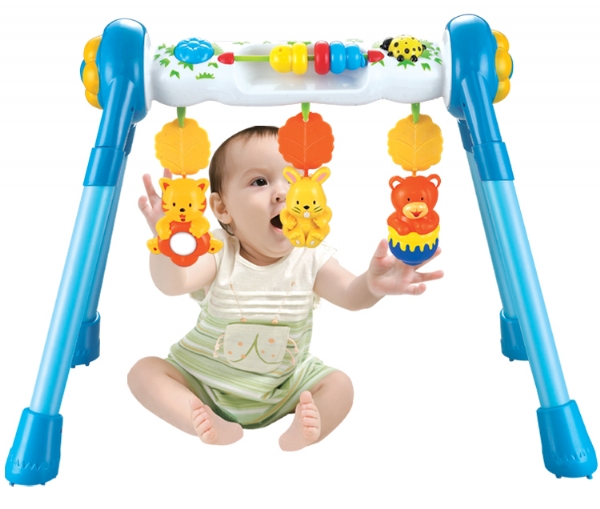 仙邦玩具音乐健身架 宝宝健身器 婴儿玩具0-1岁