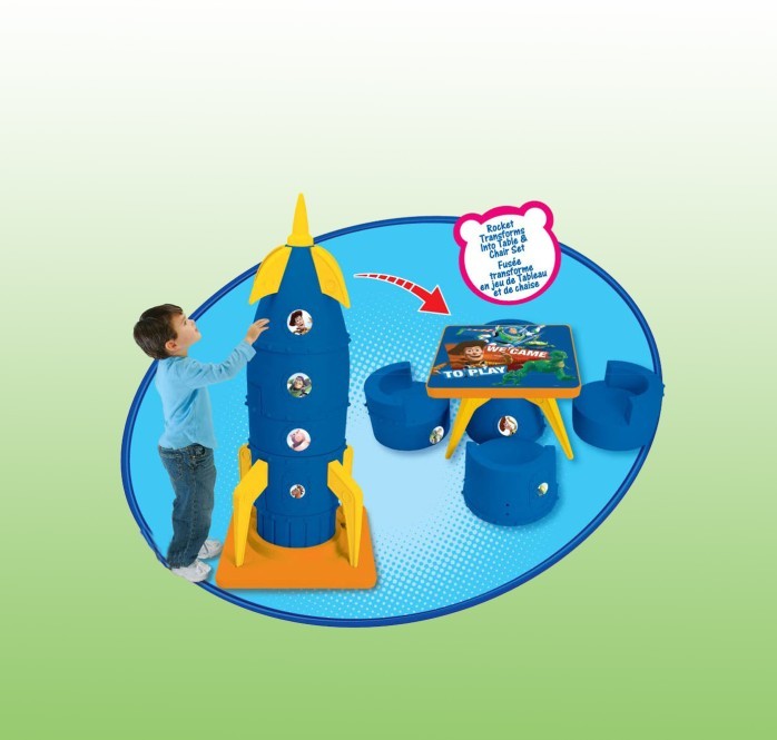儿童家具-火箭2凳套装