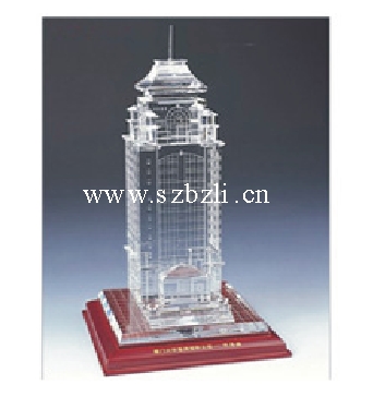 水晶大楼模型