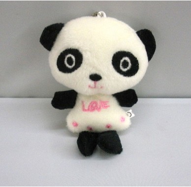 超可爱毛绒小熊猫手机挂饰、包包挂饰