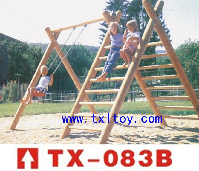 木制滑梯组合TX-083