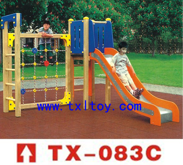 木制滑梯组合TX-083