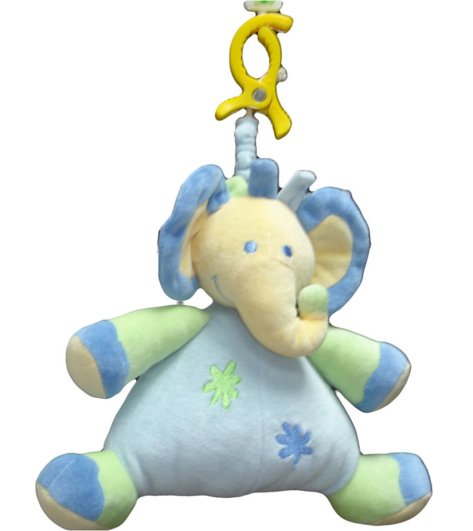 大象挂件（蓝色），婴儿玩具，玩具，毛绒玩具