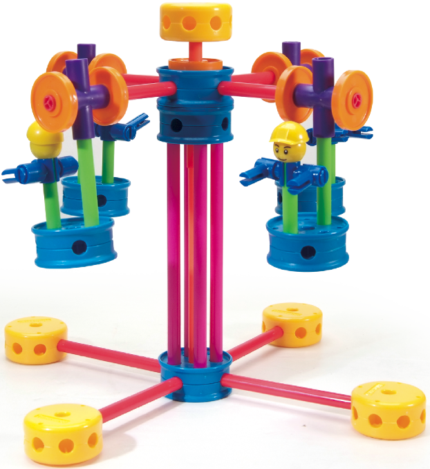 万能工匠！彩色 塑料 积木 儿童益智玩具 小风车