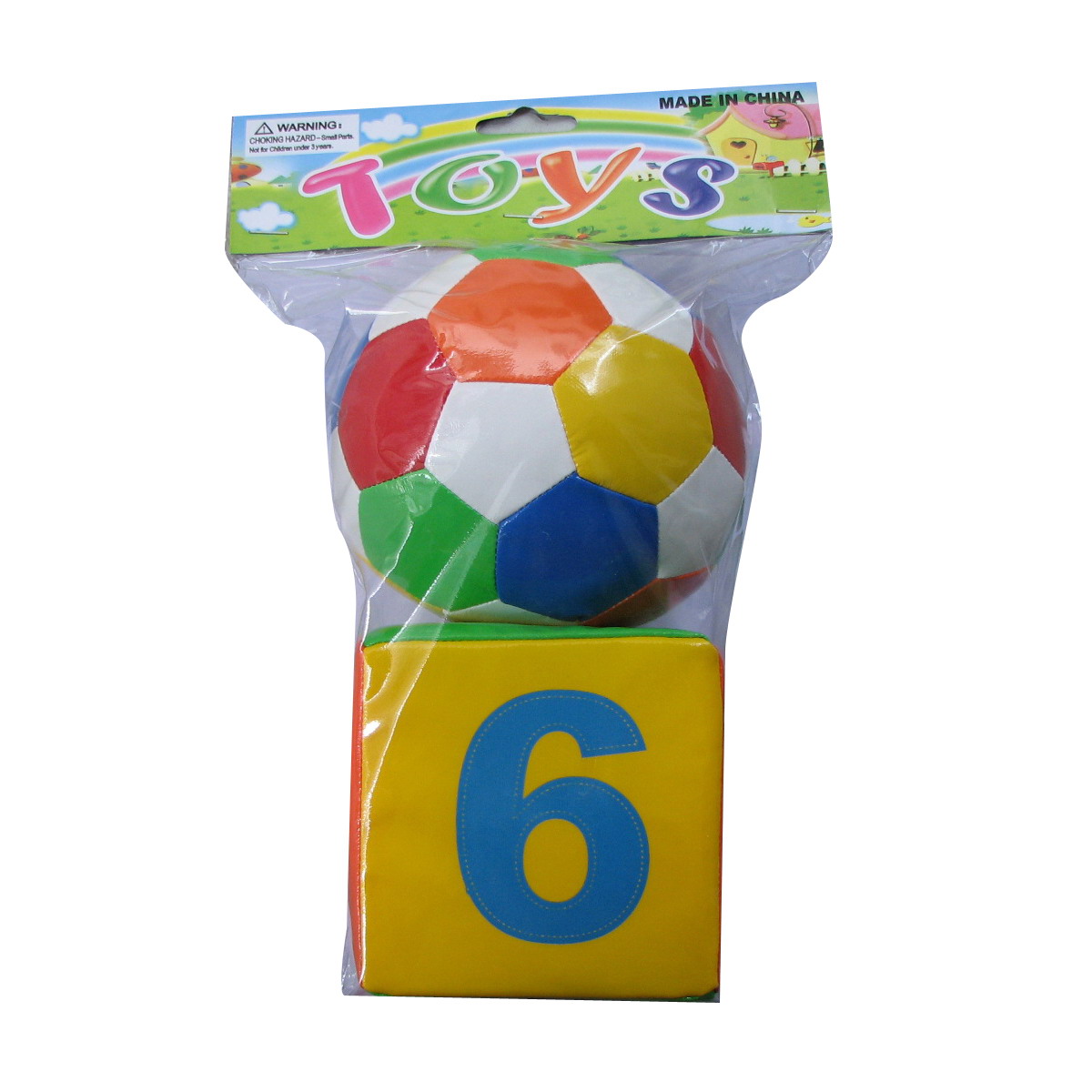 PVC玩耍球彩球骰套三(图)