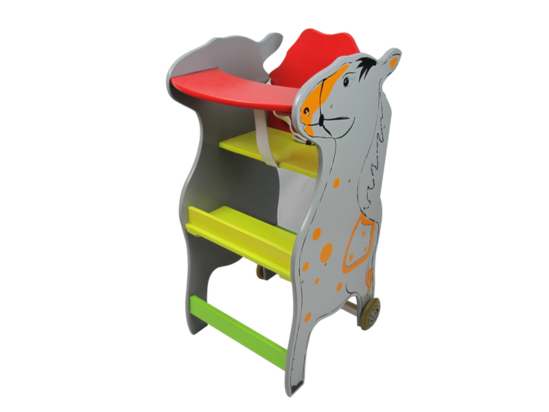婴之王品牌儿童餐椅—小马卡通餐椅